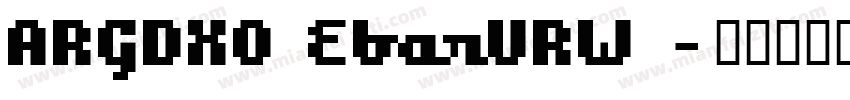 ARGDXO EbarURW 字体转换